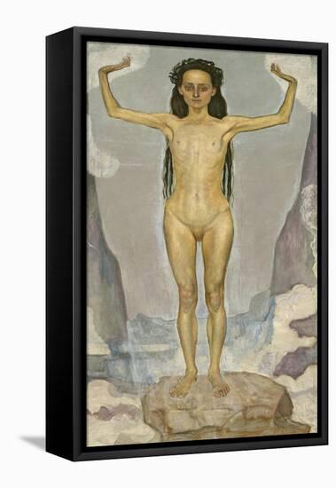 Day (Truth), 1896-98-Ferdinand Hodler-Framed Stretched Canvas