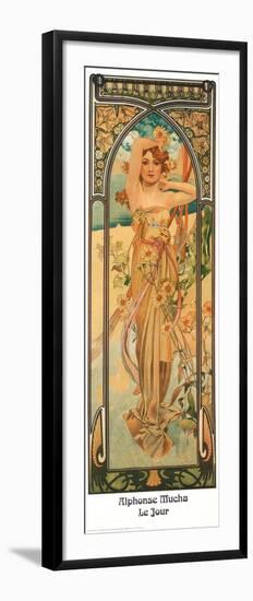 Day-Alphonse Mucha-Framed Art Print