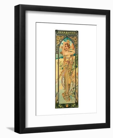 Day-Alphonse Mucha-Framed Premium Giclee Print