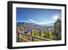 Dayan, the Old Town of Lijiang, and the Hill Towards the Left Is Xiangshan (Elephant Hill)-Andreas Brandl-Framed Photographic Print