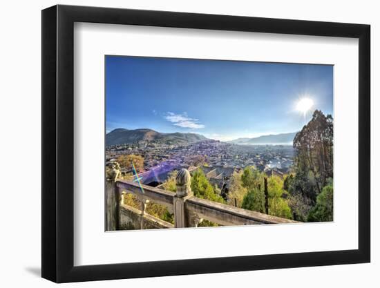 Dayan, the Old Town of Lijiang, and the Hill Towards the Left Is Xiangshan (Elephant Hill)-Andreas Brandl-Framed Photographic Print