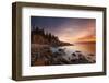 Daybreak, Monument Cove-Michael Hudson-Framed Art Print