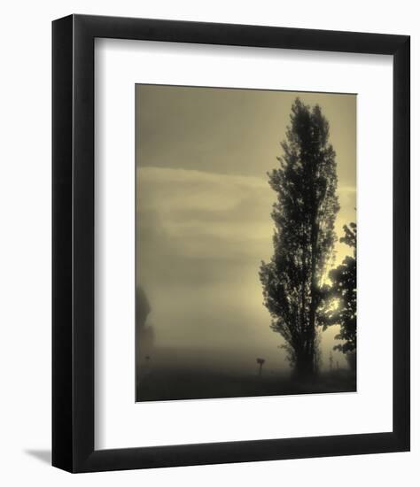 Daybreak on a Country Road-Don Schwartz-Framed Art Print