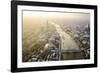 Daybreak on London Bridge-Berthold Dieckfoss-Framed Giclee Print