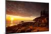 Daybreak on the Maine Coast-Michael Hudson-Mounted Giclee Print