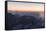 Daybreak on the Rothorn at Lenzerheide-Armin Mathis-Framed Stretched Canvas