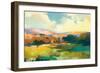 Daybreak Valley Crop-Julia Purinton-Framed Premium Giclee Print