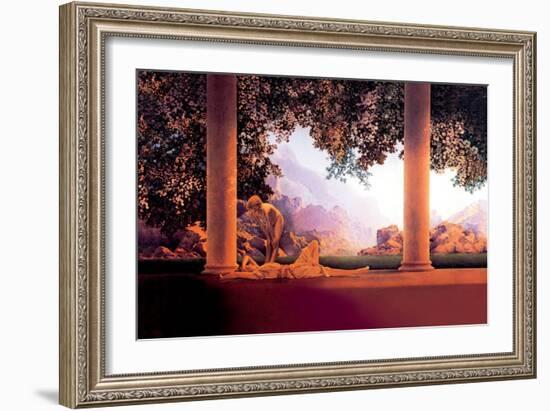 Daybreak-Maxfield Parrish-Framed Art Print