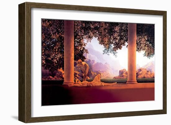 Daybreak-Maxfield Parrish-Framed Art Print