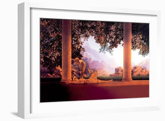 Daybreak-Maxfield Parrish-Framed Art Print