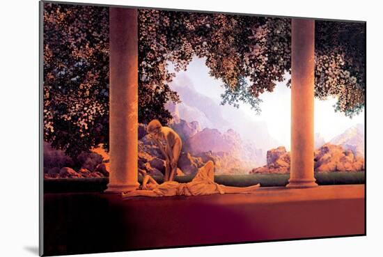 Daybreak-Maxfield Parrish-Mounted Art Print