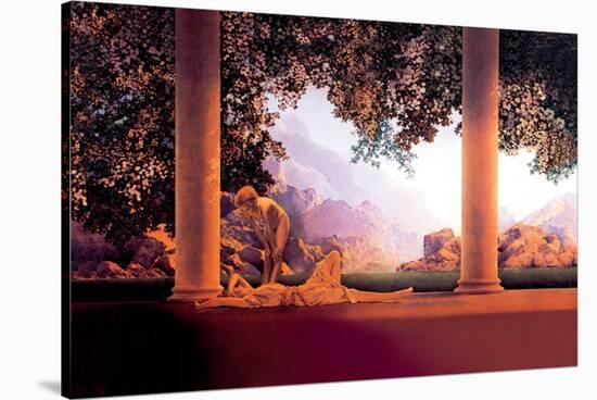 Daybreak-Maxfield Parrish-Stretched Canvas