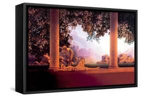 Daybreak-Maxfield Parrish-Framed Stretched Canvas