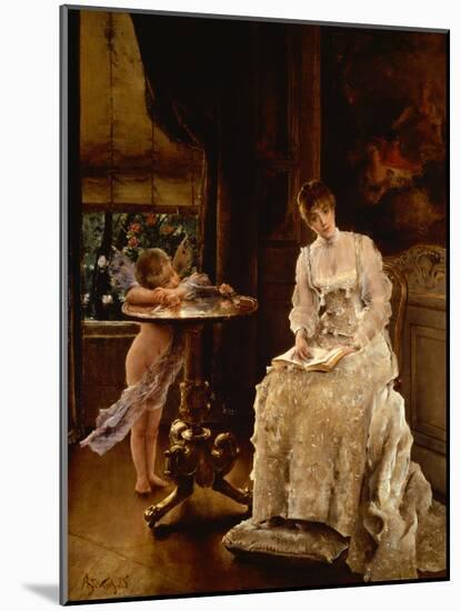 Daydream by Alfred Emile Stevens-Alfred Emile Stevens-Mounted Giclee Print
