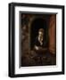 Daydreamer-Nicolaes Maes-Framed Art Print