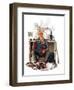 "Daydreaming Accordianist,"March 13, 1926-Eugene Iverd-Framed Giclee Print