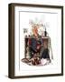 "Daydreaming Accordianist,"March 13, 1926-Eugene Iverd-Framed Giclee Print