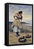 Daydreaming-Eugene de Blaas-Framed Stretched Canvas