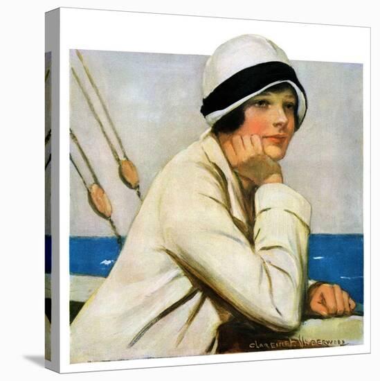 "Daydreams at Sea,"March 20, 1926-Clarence F. Underwood-Stretched Canvas