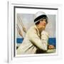 "Daydreams at Sea,"March 20, 1926-Clarence F. Underwood-Framed Giclee Print