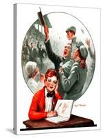 "Daydreams of Baseball,"May 9, 1925-Robert Robinson-Stretched Canvas