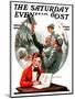 "Daydreams of Baseball," Saturday Evening Post Cover, May 9, 1925-Robert Robinson-Mounted Giclee Print