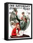 "Daydreams of Baseball," Saturday Evening Post Cover, May 9, 1925-Robert Robinson-Framed Stretched Canvas