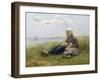 Daydreams on the Sea Shore-Edith Hume-Framed Giclee Print