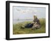 Daydreams on the Sea Shore-Edith Hume-Framed Giclee Print