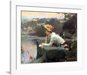 Daydreams-Marcus Stone-Framed Art Print