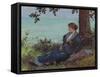 Daydreams-Charles Courtney Curran-Framed Stretched Canvas