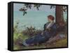 Daydreams-Charles Courtney Curran-Framed Stretched Canvas