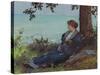 Daydreams-Charles Courtney Curran-Stretched Canvas