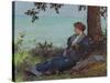 Daydreams-Charles Courtney Curran-Stretched Canvas