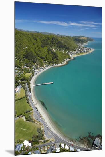 Days Bay, Eastbourne and Wellington Harbour, Wellington, New Zealand-David Wall-Mounted Premium Photographic Print