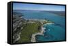 Days Bay, Eastbourne and Wellington Harbour, Wellington, New Zealand-David Wall-Framed Stretched Canvas