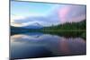 Days End at Trillium Lake, Mount Hood-Vincent James-Mounted Photographic Print