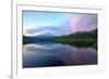 Days End at Trillium Lake, Mount Hood-Vincent James-Framed Photographic Print