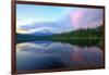 Days End at Trillium Lake, Mount Hood-Vincent James-Framed Photographic Print