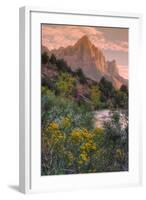 Days End from the Pa' Rus Trail, Zion-Vincent James-Framed Photographic Print