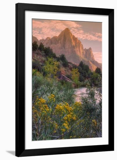 Days End from the Pa' Rus Trail, Zion-Vincent James-Framed Photographic Print