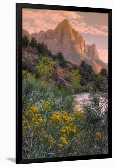 Days End from the Pa' Rus Trail, Zion-Vincent James-Framed Photographic Print