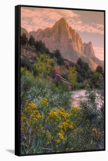 Days End from the Pa' Rus Trail, Zion-Vincent James-Framed Stretched Canvas