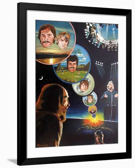 Days of Future Passed (The Moody Blues) (Painting)-Kevin Parrish-Framed Giclee Print