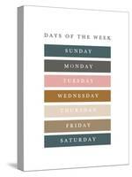 Days of the Week Fall Gems-Leah Straatsma-Stretched Canvas