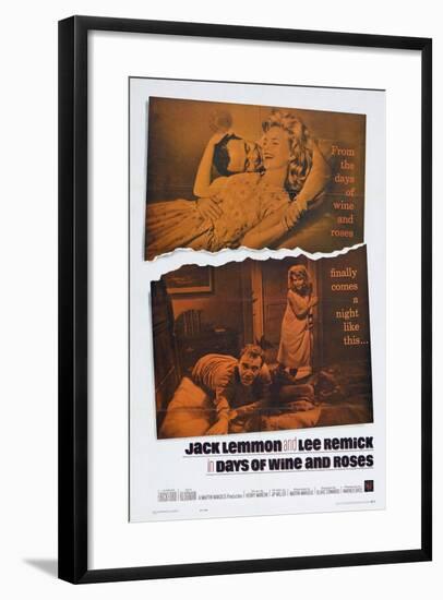 Days of Wine And Roses, 1962, Directed by Blake Edwards-null-Framed Giclee Print