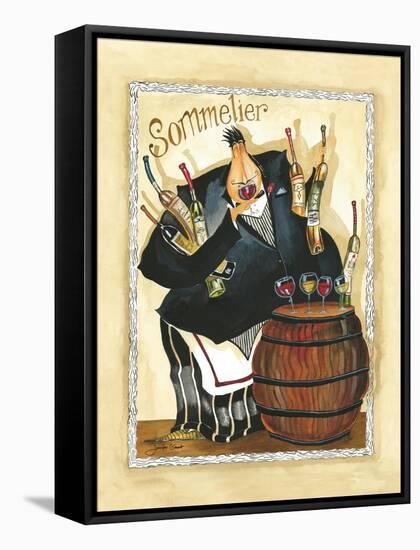 Days of Wine I-Jennifer Garant-Framed Stretched Canvas