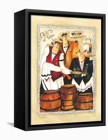 Days of Wine II-Jennifer Garant-Framed Stretched Canvas