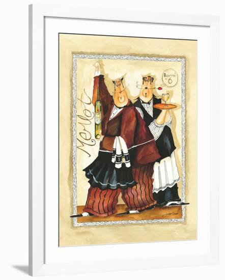 Days of Wine IV-Jennifer Garant-Framed Giclee Print