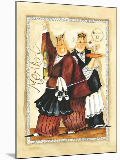 Days of Wine IV-Jennifer Garant-Mounted Giclee Print